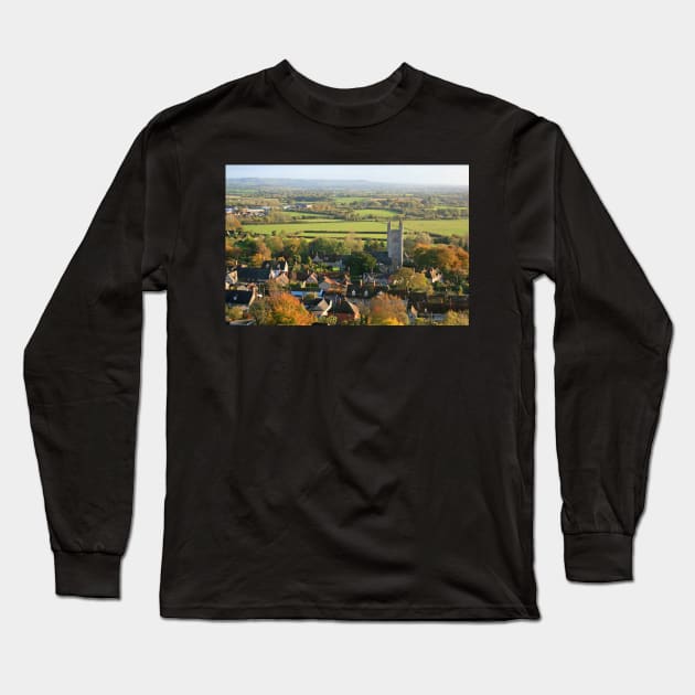 St Michael's, Mere Long Sleeve T-Shirt by RedHillDigital